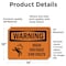 Signmission High Voltage 240 Volts With Symbol OSHA Warning Sign, Vinyl Decal, 14in W x 10in L, 2PK OS-2PACK-WS-D-1014-L-12175 - alternate 3
